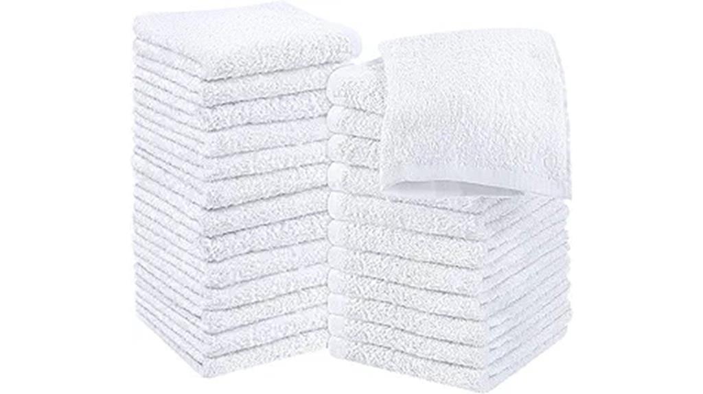 cotton washcloths 24 pack