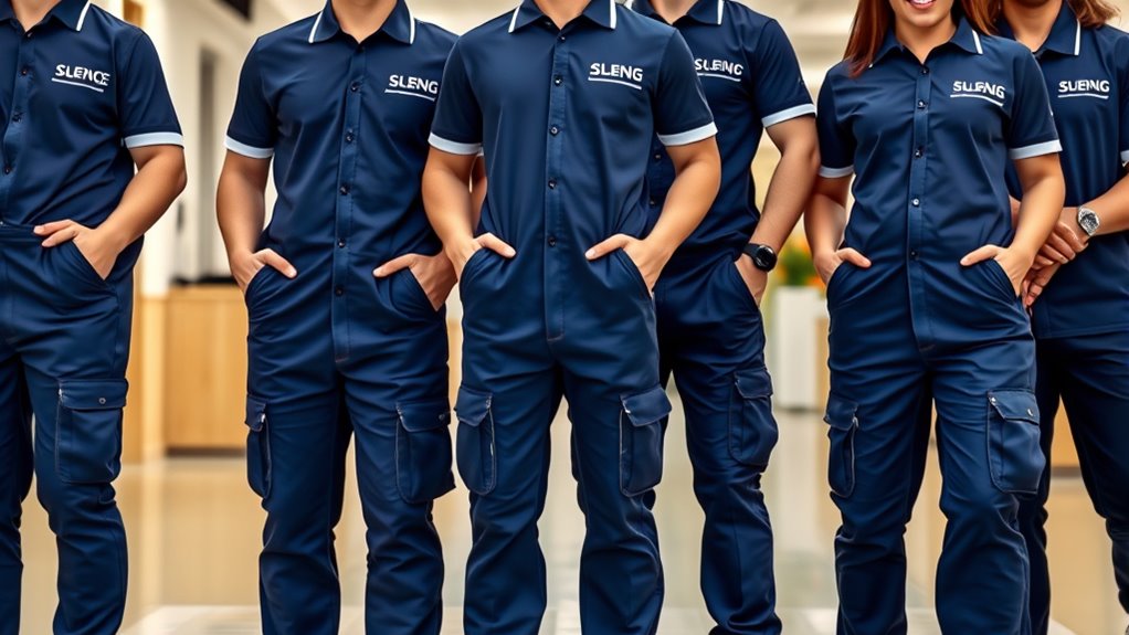 durable comfortable branded uniforms