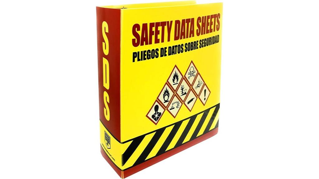 durable sds 3 ring binder