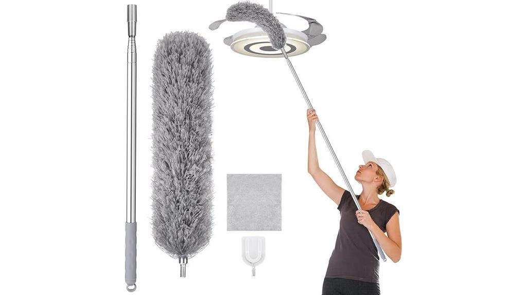 extendable pole feather duster