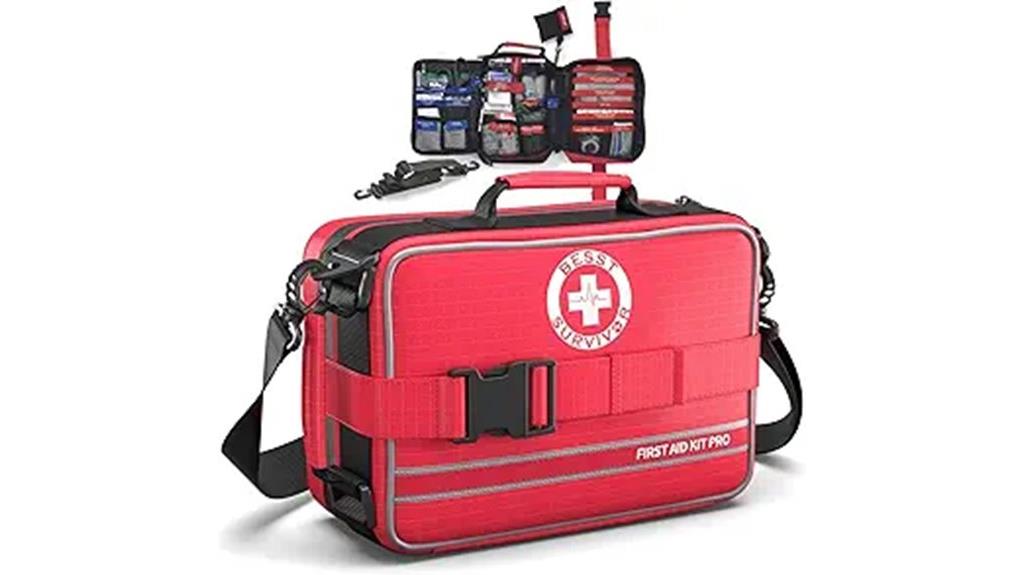 extensive first aid kit