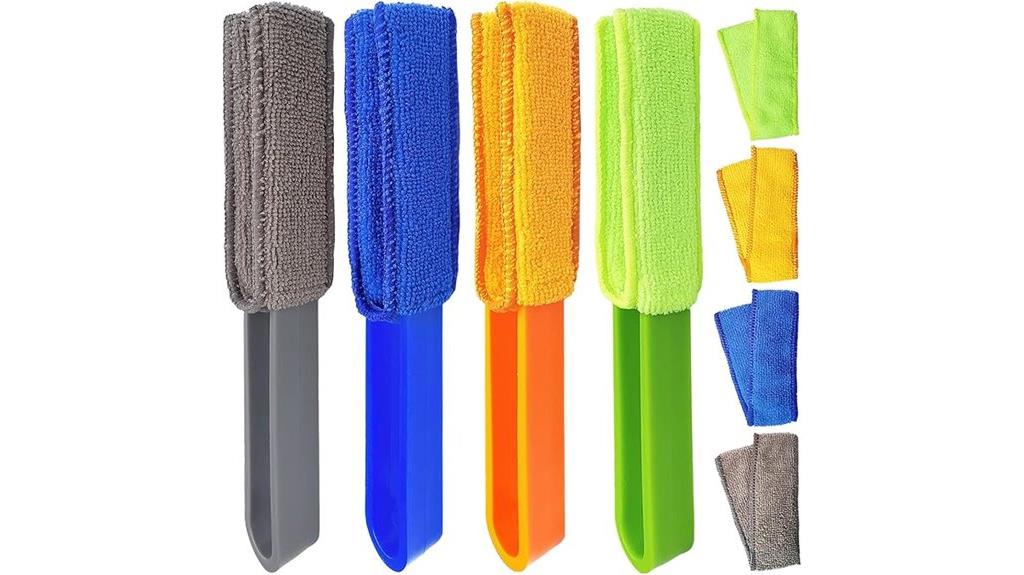 four microfiber dusters pack