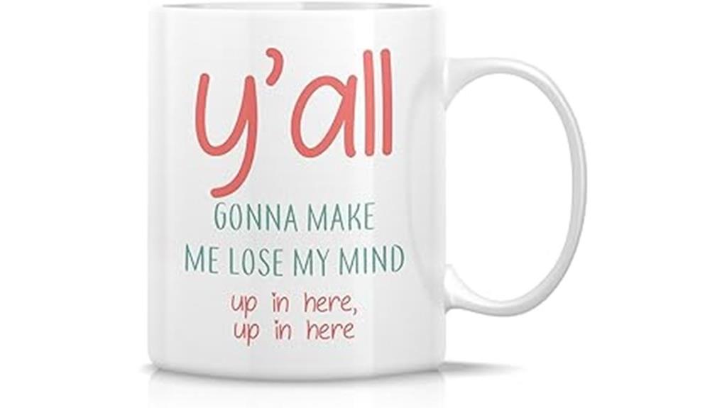 funny y all coffee mug