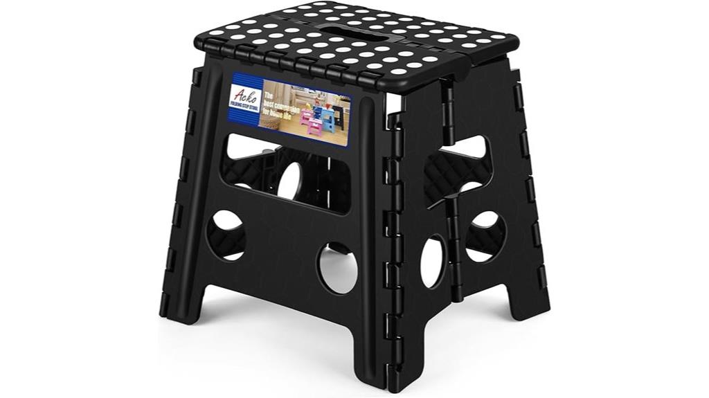heavy duty collapsible step stool