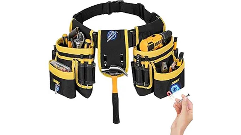 heavy duty magnetic tool belt