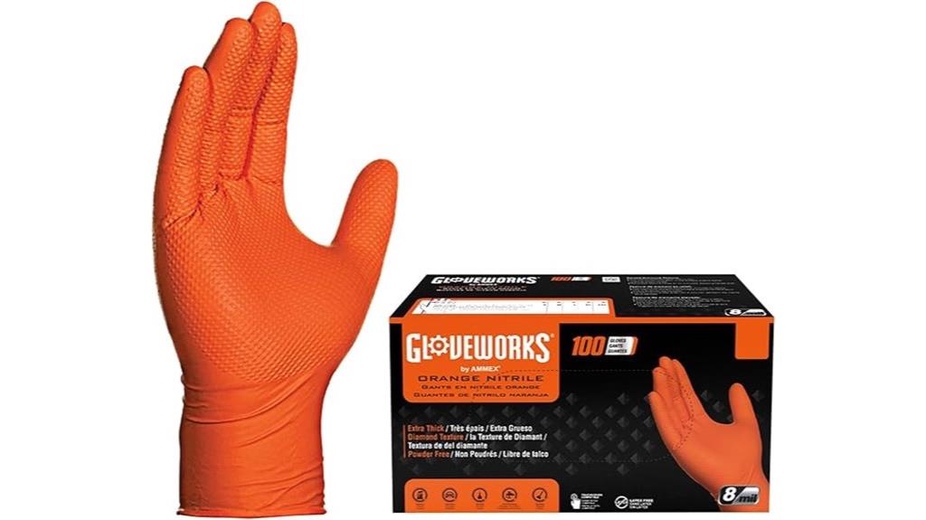 heavy duty nitrile gloves