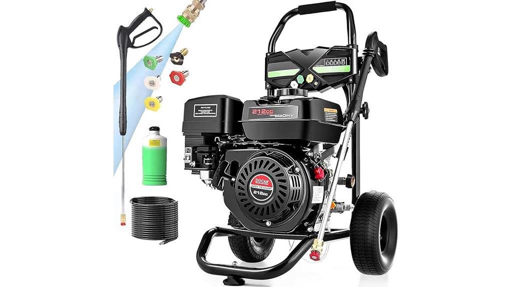 high pressure gas washer set