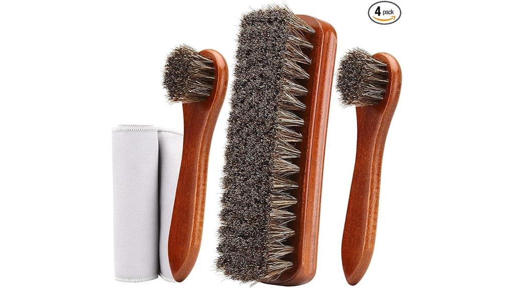 horsehair shoe shine kit