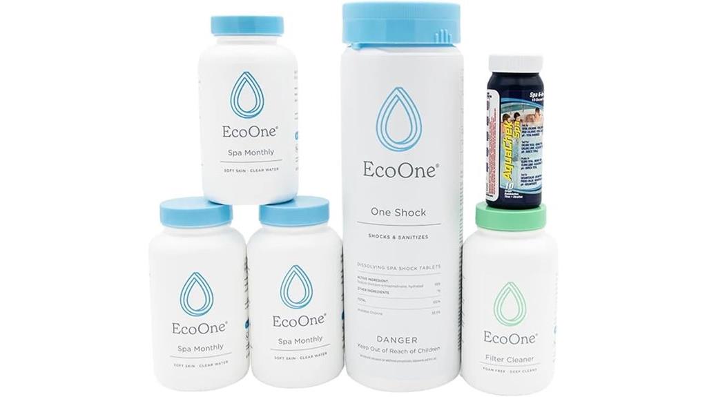 hot tub chemical supply kit