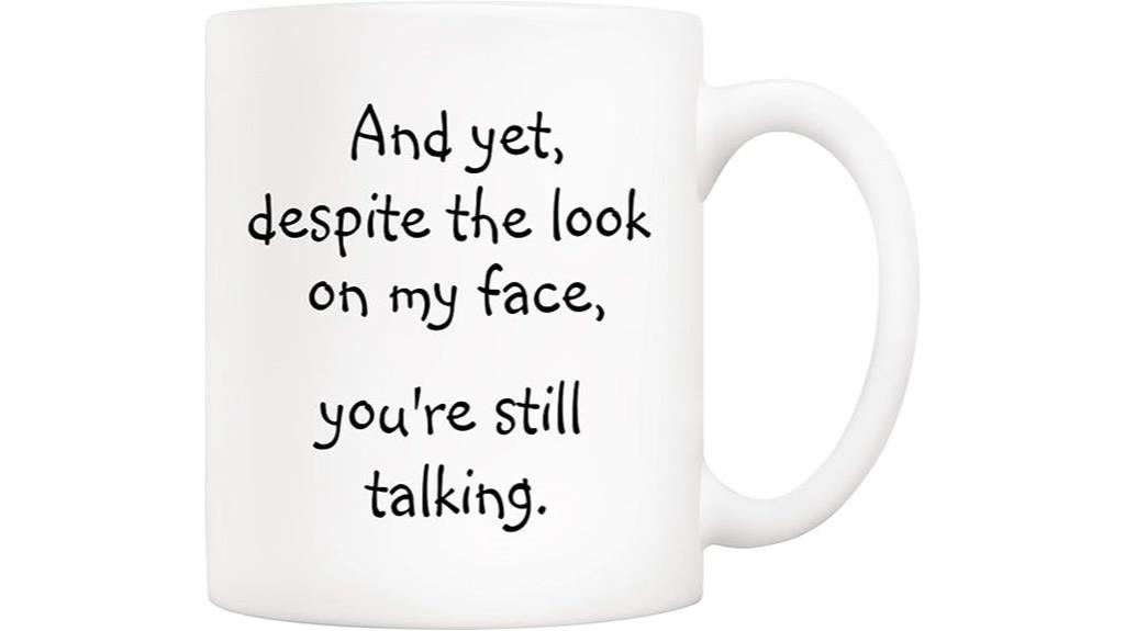 humorous coffee mugs for friends