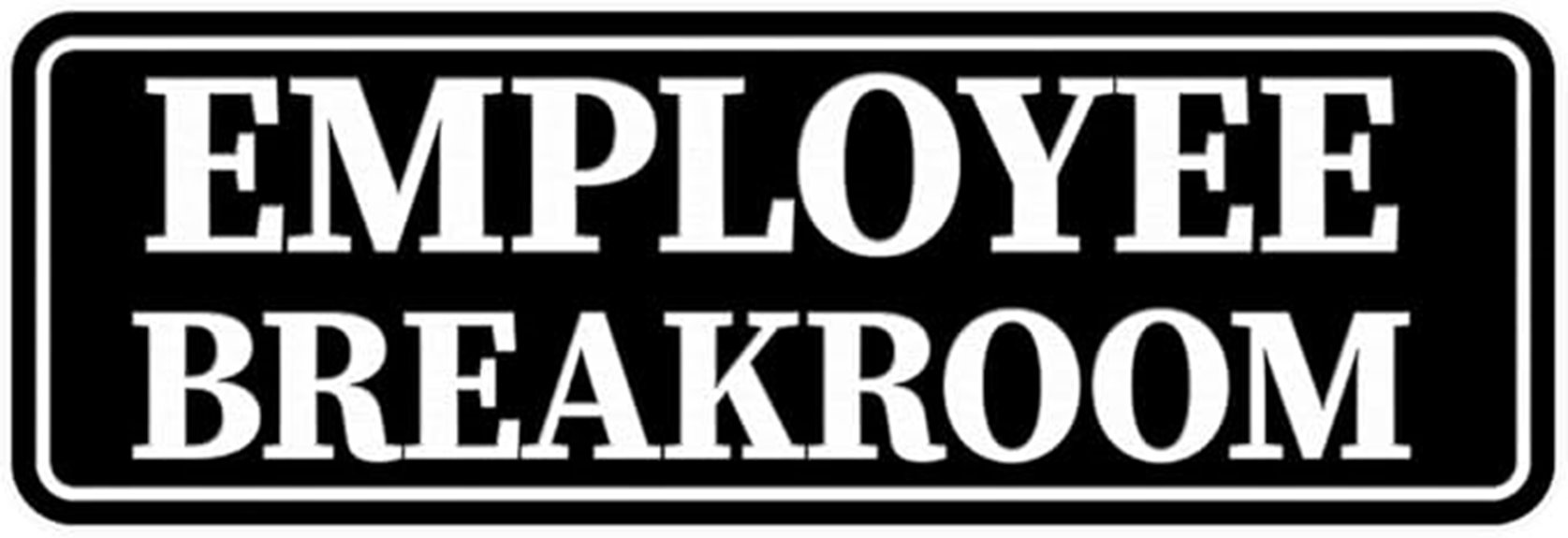 large black employee breakroom