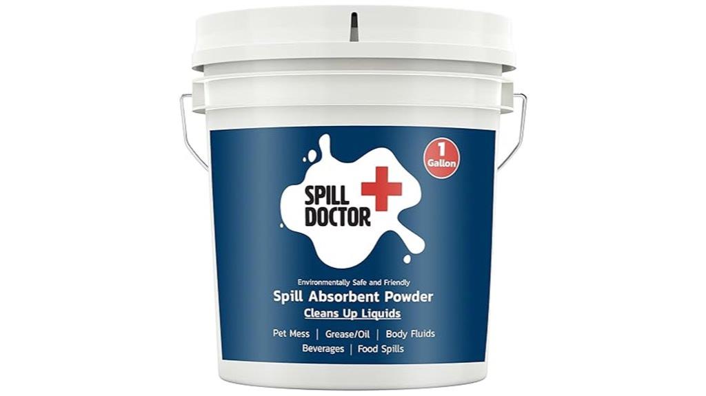 liquid spill absorbent powder