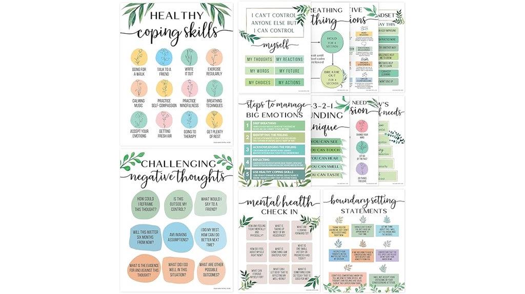 mental health classroom posters