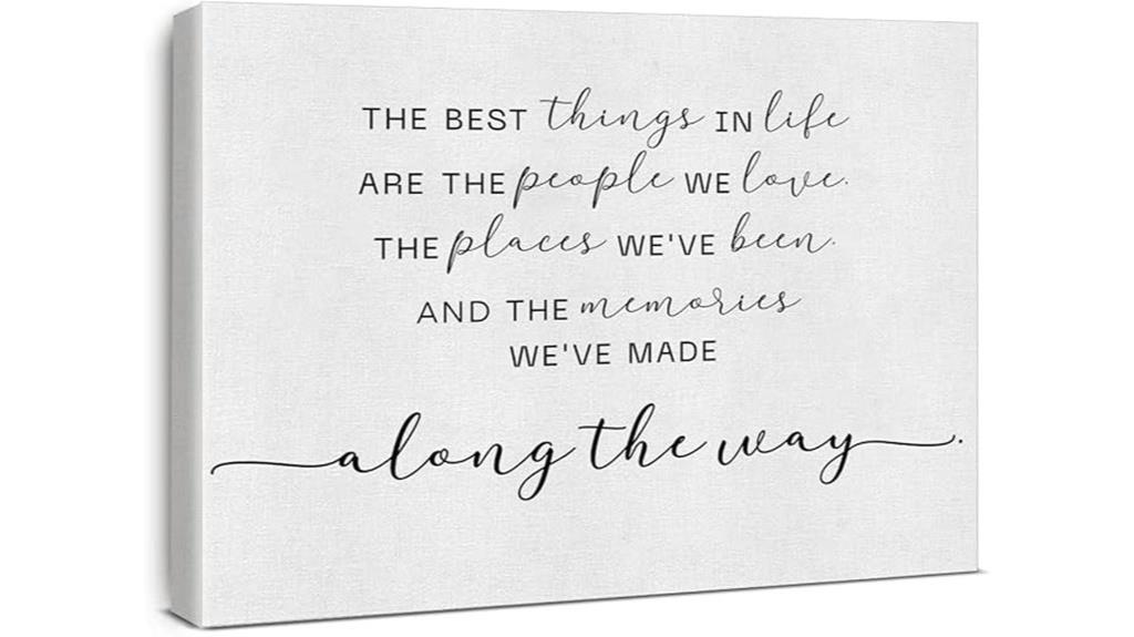 motivational quote wall art