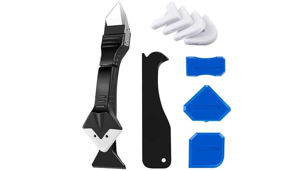 multi functional caulk and grout tool
