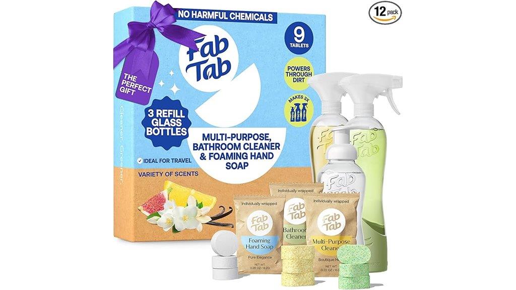 natural cleaning tablet kit