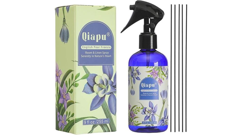 natural linen spray with plant extracts