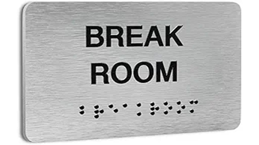 office break room sign