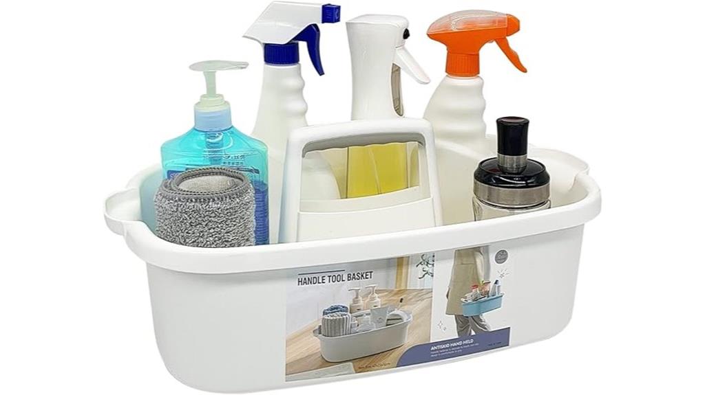 plastic cleaning caddy
