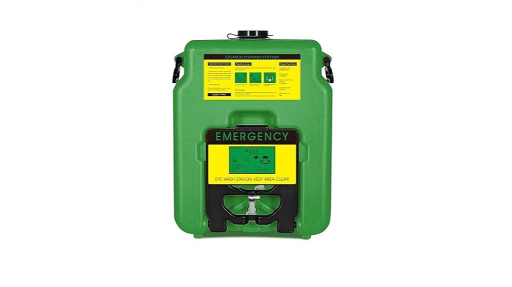 portable 14 gallon eyewash station