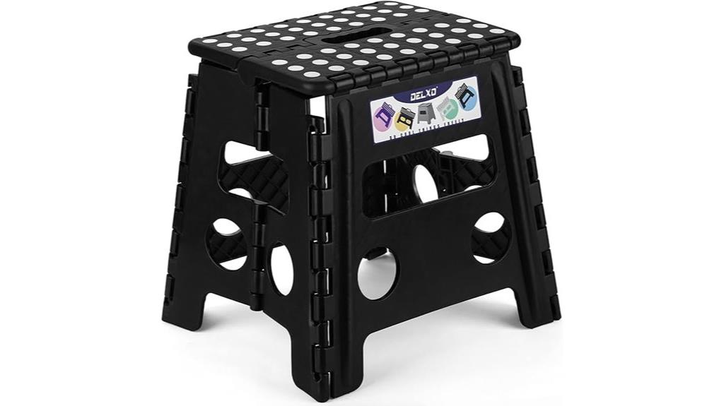 portable non slip folding stool