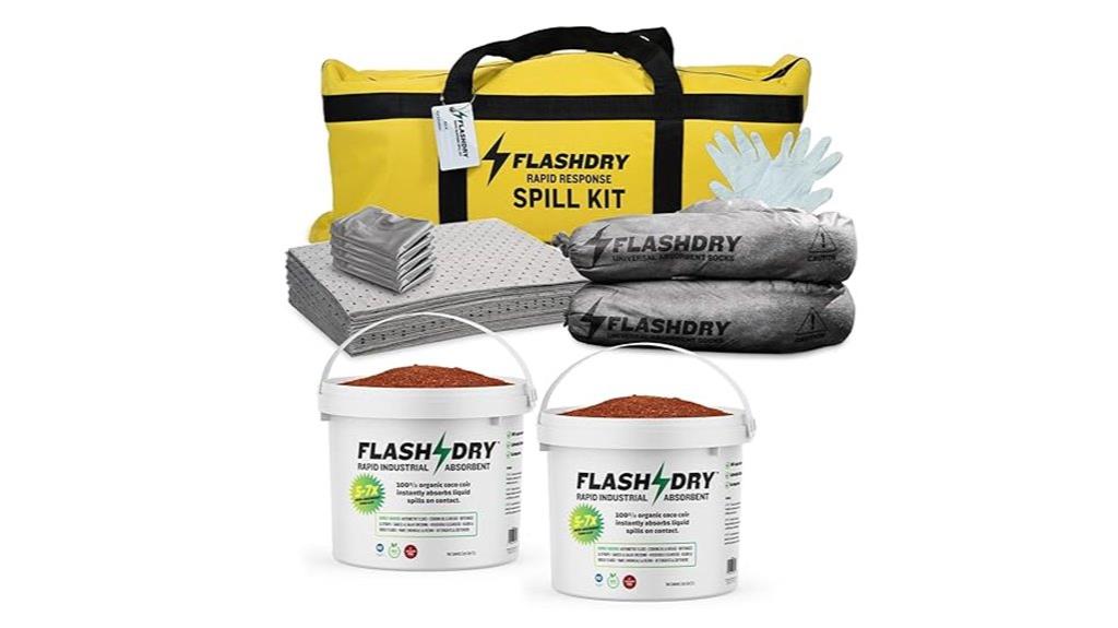 portable yellow spill kit