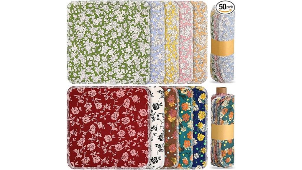 reusable cotton dishcloths