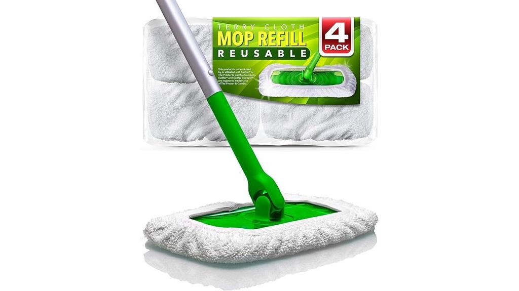 reusable cotton mop pads