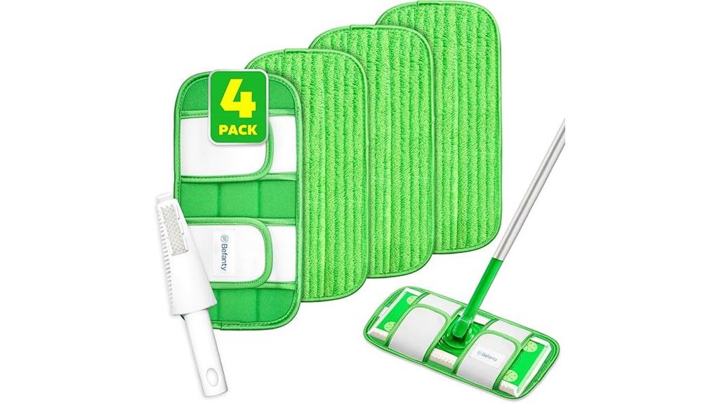 reusable microfiber mop pads