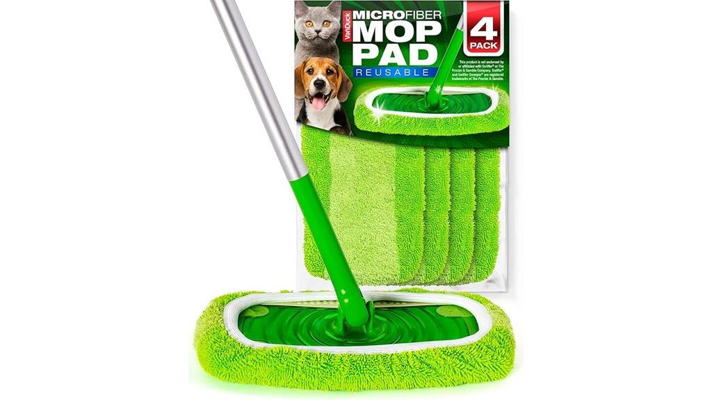 reusable microfiber mop pads