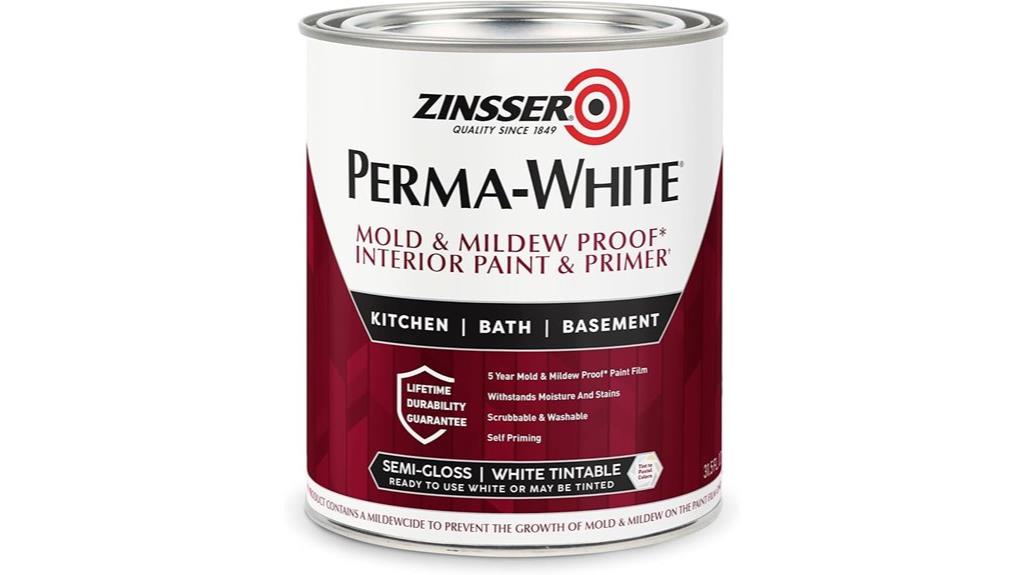 rust oleum white acrylic paint