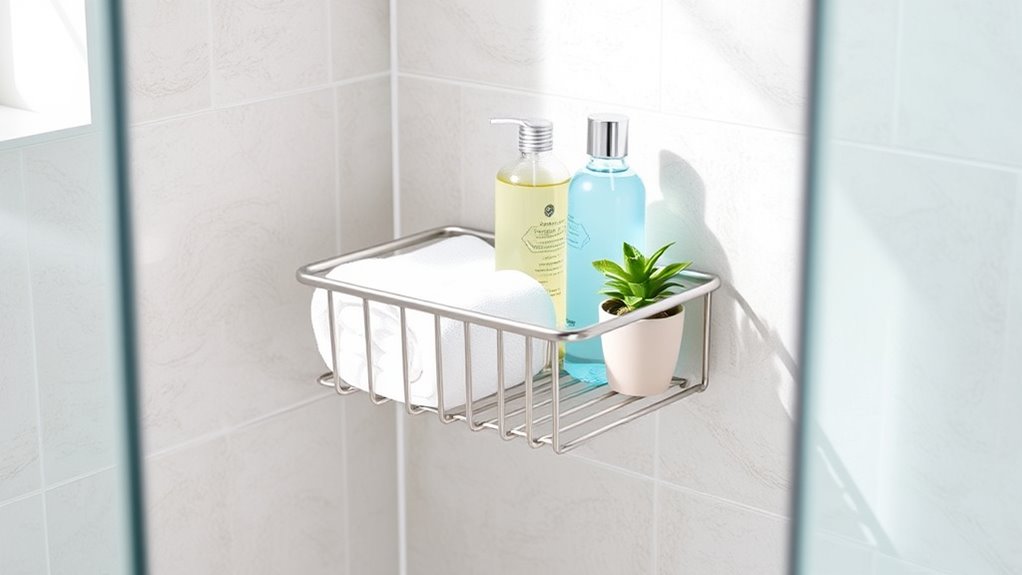 rust proof shower caddies