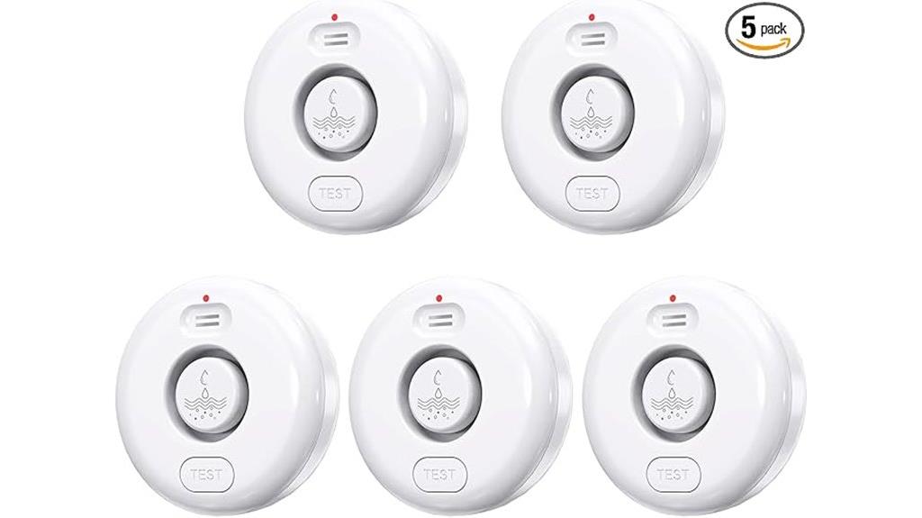 set of five alarms