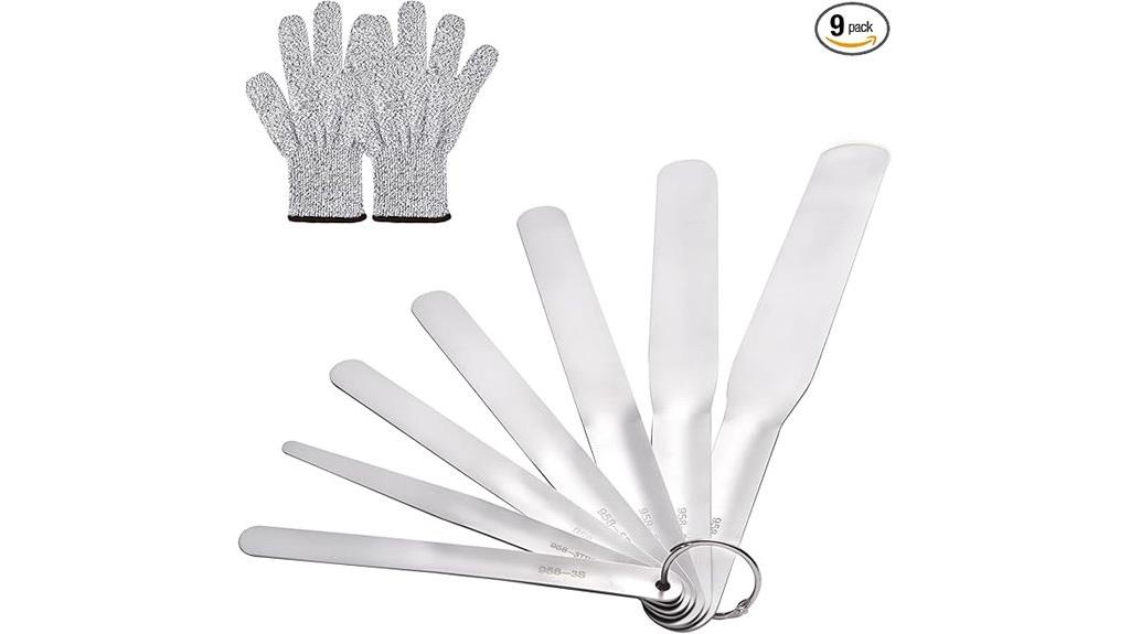 seven piece stainless steel kit