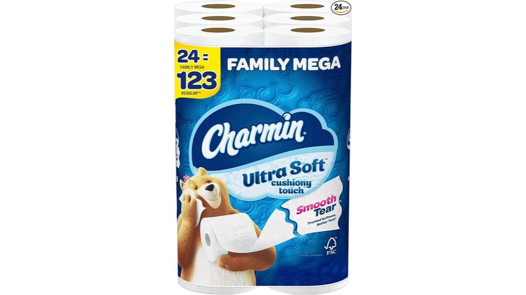soft mega roll toilet paper