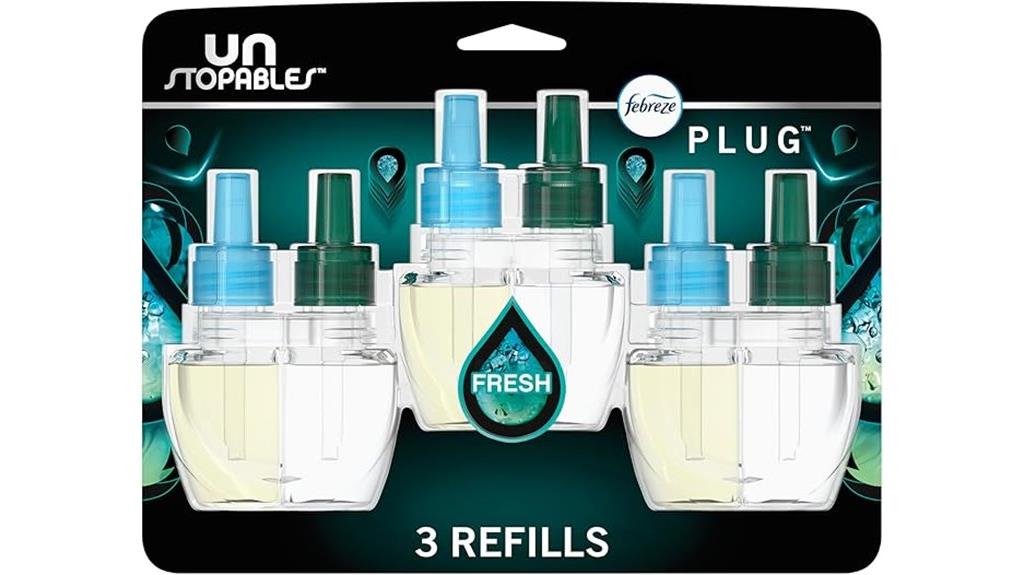 three febreze refills