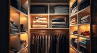 top battery closet lighting