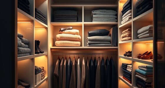 top battery closet lighting