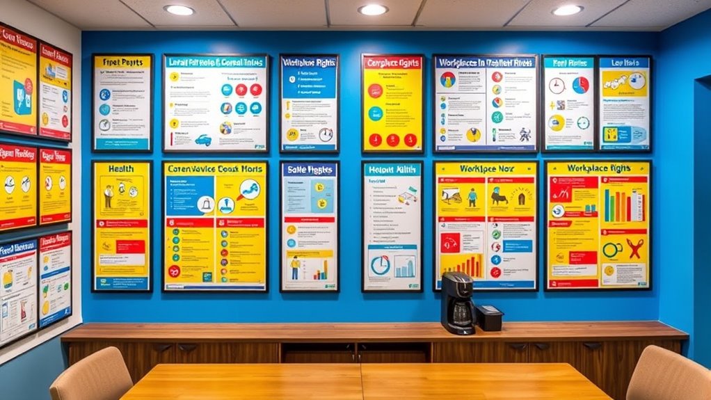 top break room compliance posters