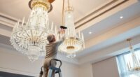 top chandelier cleaning poles
