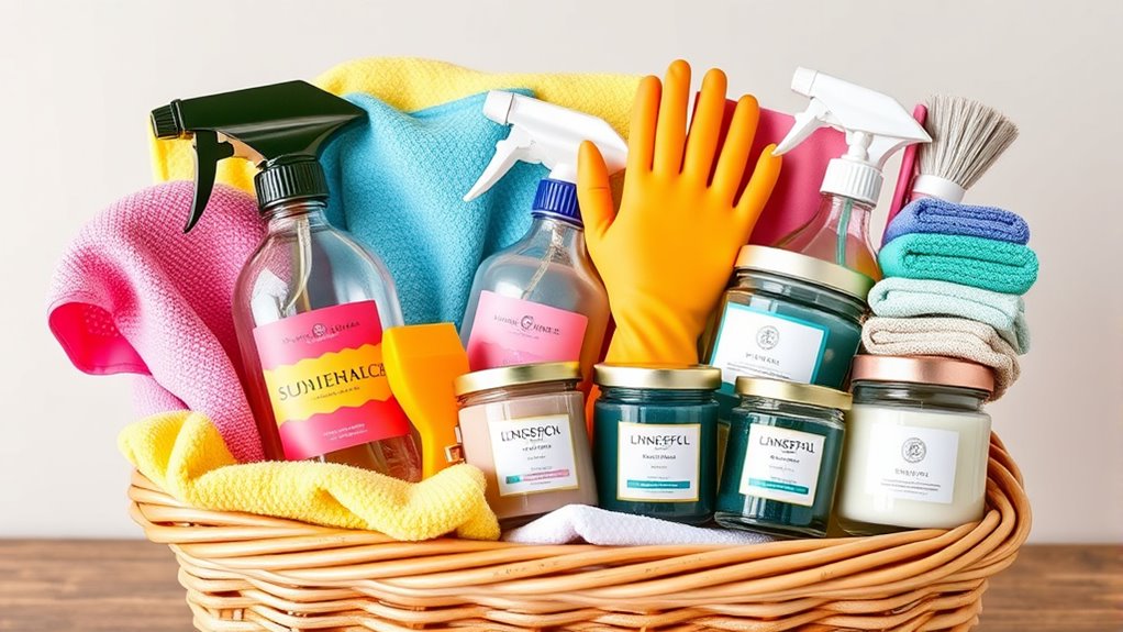 top cleaning gift basket ideas