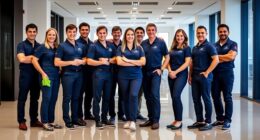 top cleaning staff uniforms