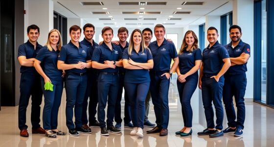 top cleaning staff uniforms