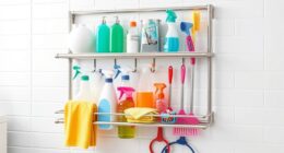 top cleaning supply wall racks