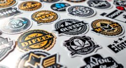 top logo sticker designs