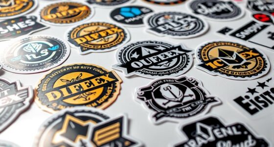 top logo sticker designs