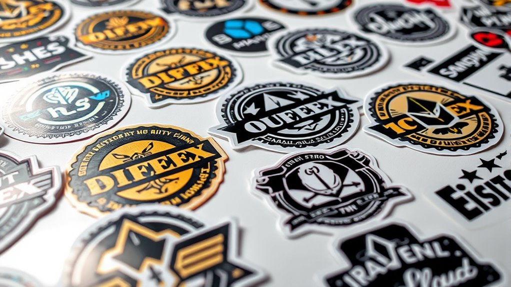 top logo sticker designs