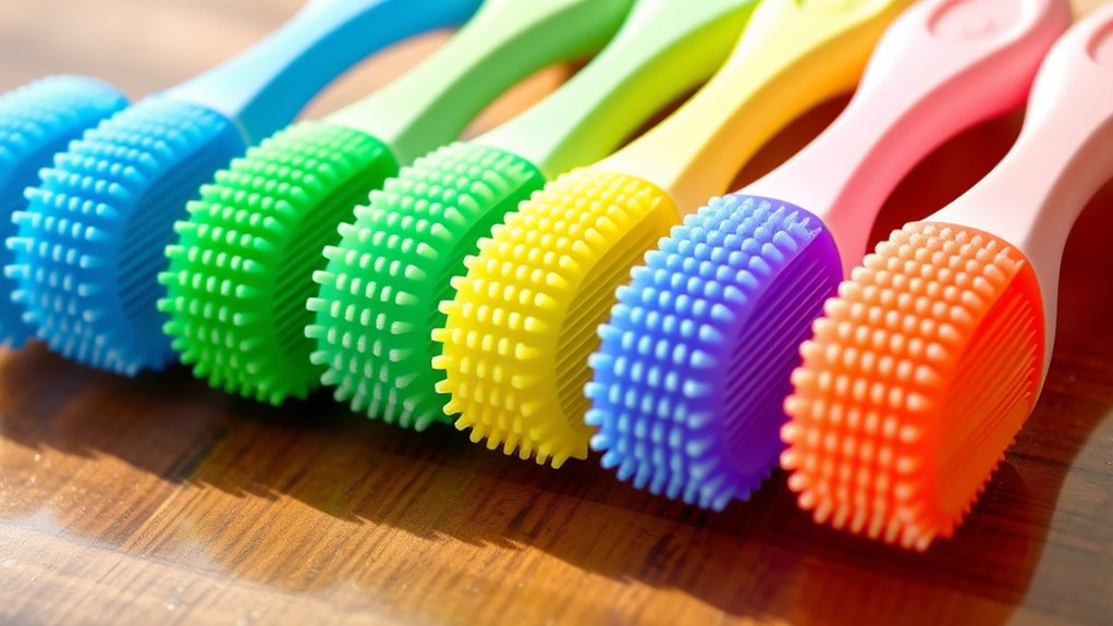 top rubber grooming brushes