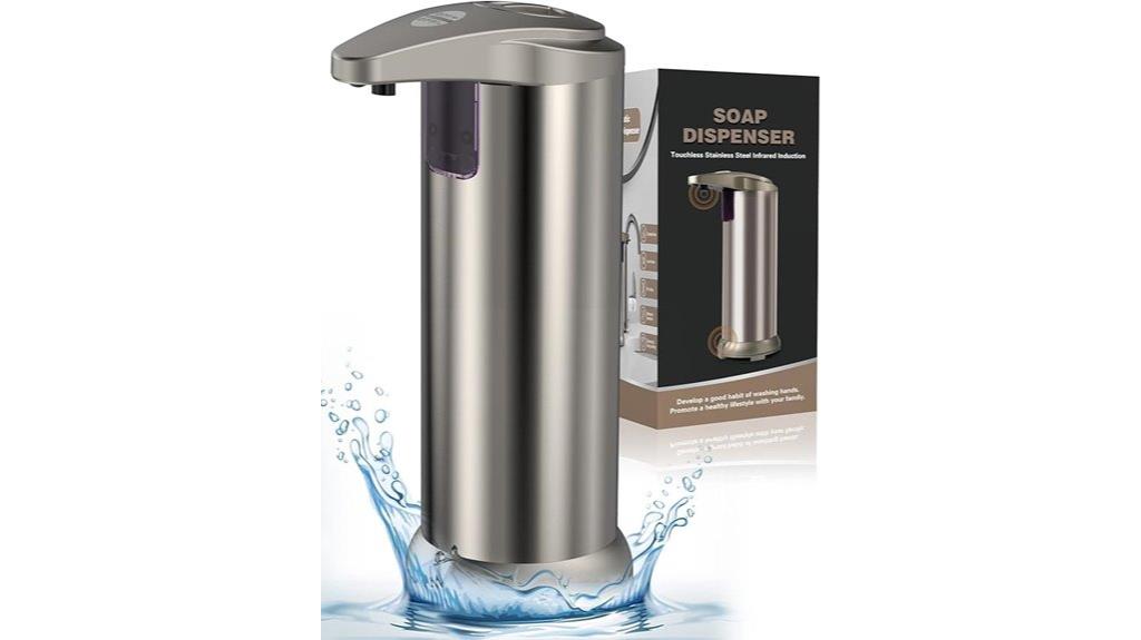 touchless stainless steel dispenser