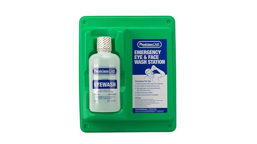 wall mountable eye wash